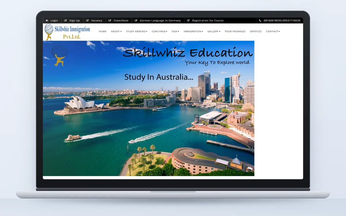 Skillwhiz Education - Website by Avdhoot Solutions
