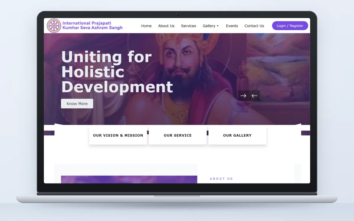 Prajapati Seva Ashram Sangh - Website by Avdhoot Solutions