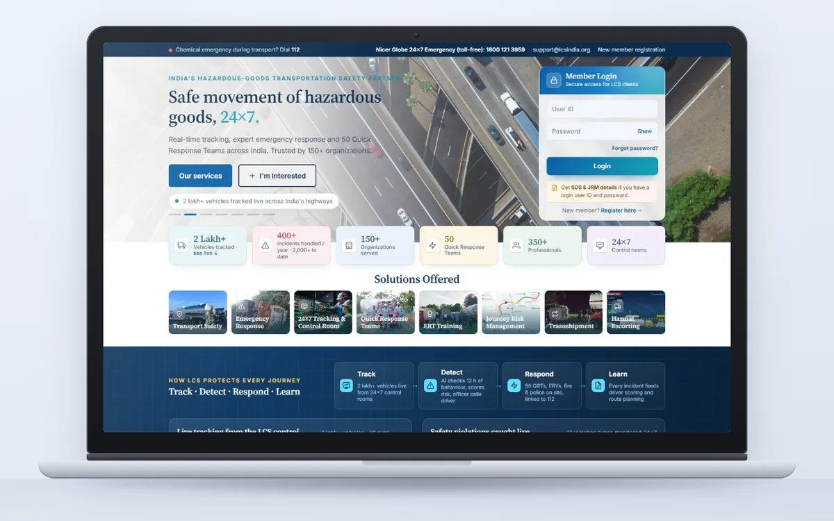 LCS India - Website by Avdhoot Solutions
