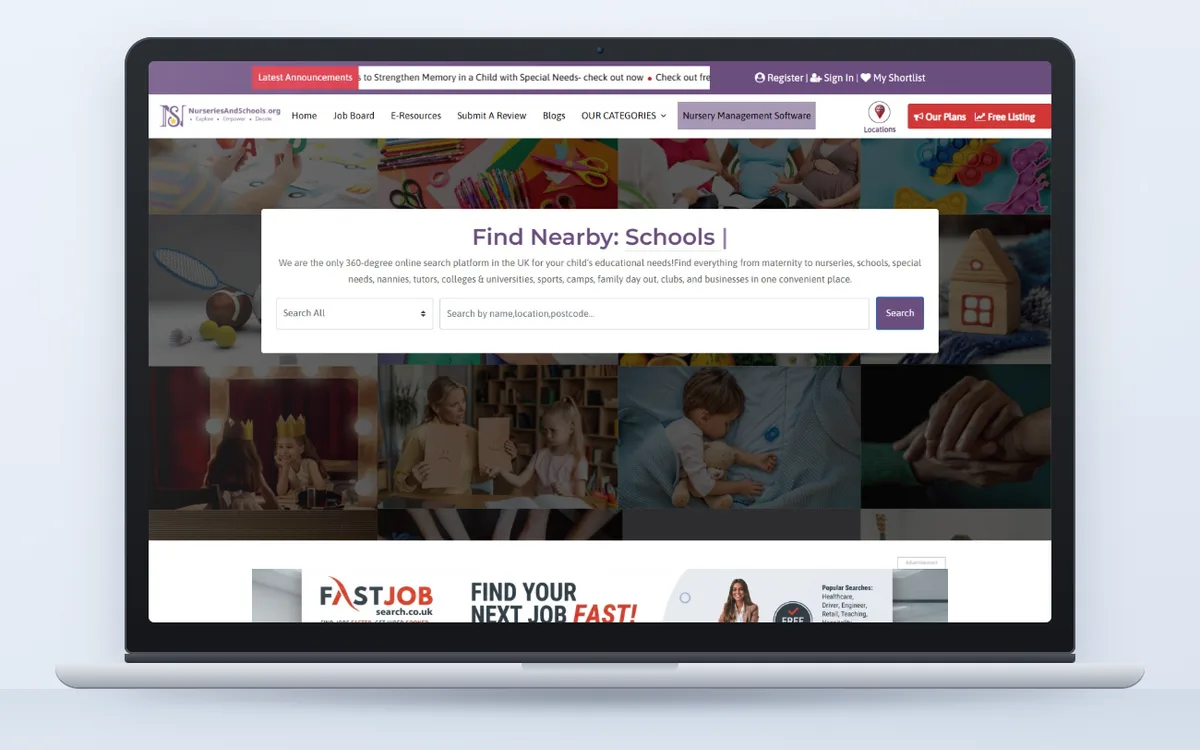 Nurseries & Schools - Website by Avdhoot Solutions