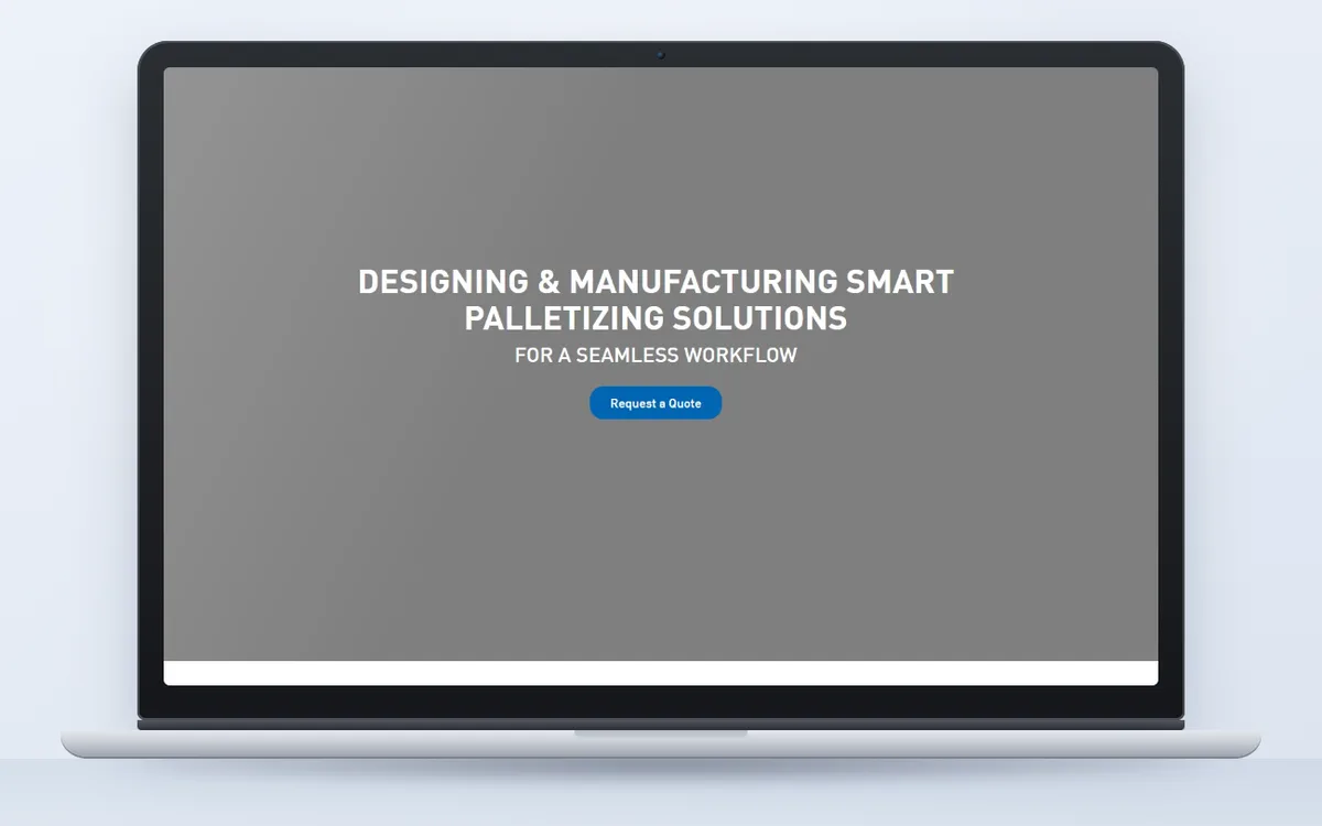Robotic Palletizing Systems - Website by Avdhoot Solutions