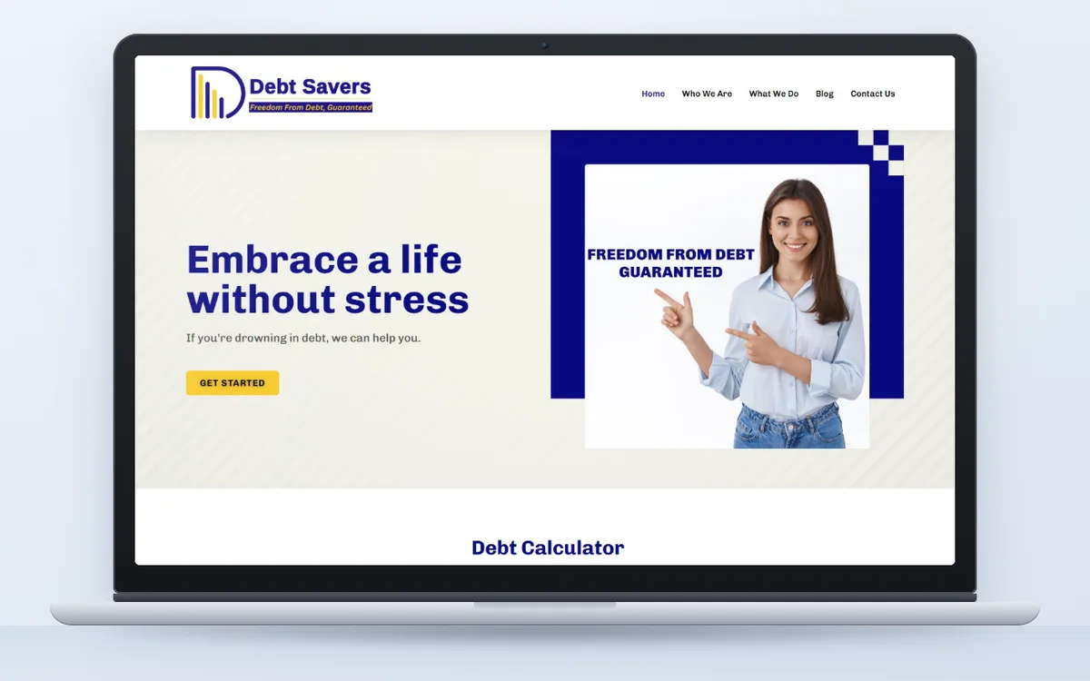 Debt Consolidation - Website by Avdhoot Solutions