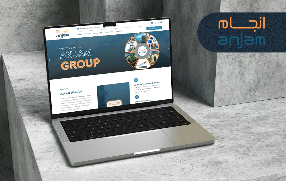 Anjam Group - Website by Avdhoot Solutions