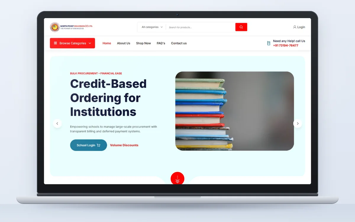 North Point Eduvision - Website, E-commerce by Avdhoot Solutions