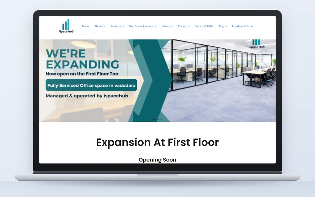 Ispace Hub - Website by Avdhoot Solutions