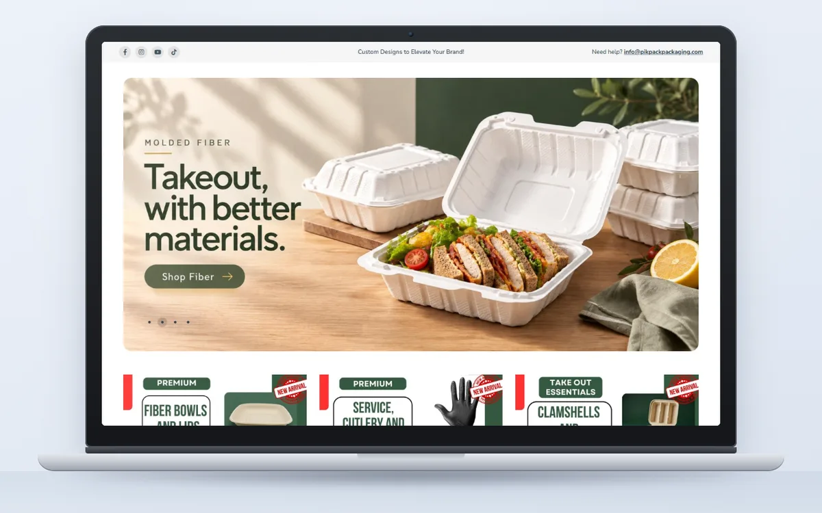 Pikpack Packaging - Website, E-commerce by Avdhoot Solutions