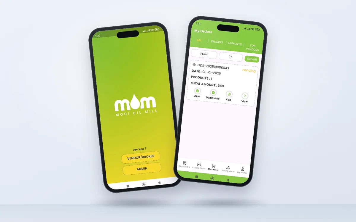 Modi Oil Mill - Mobile Apps by Avdhoot Solutions