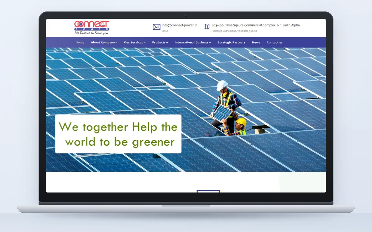 Connect Power - Website by Avdhoot Solutions