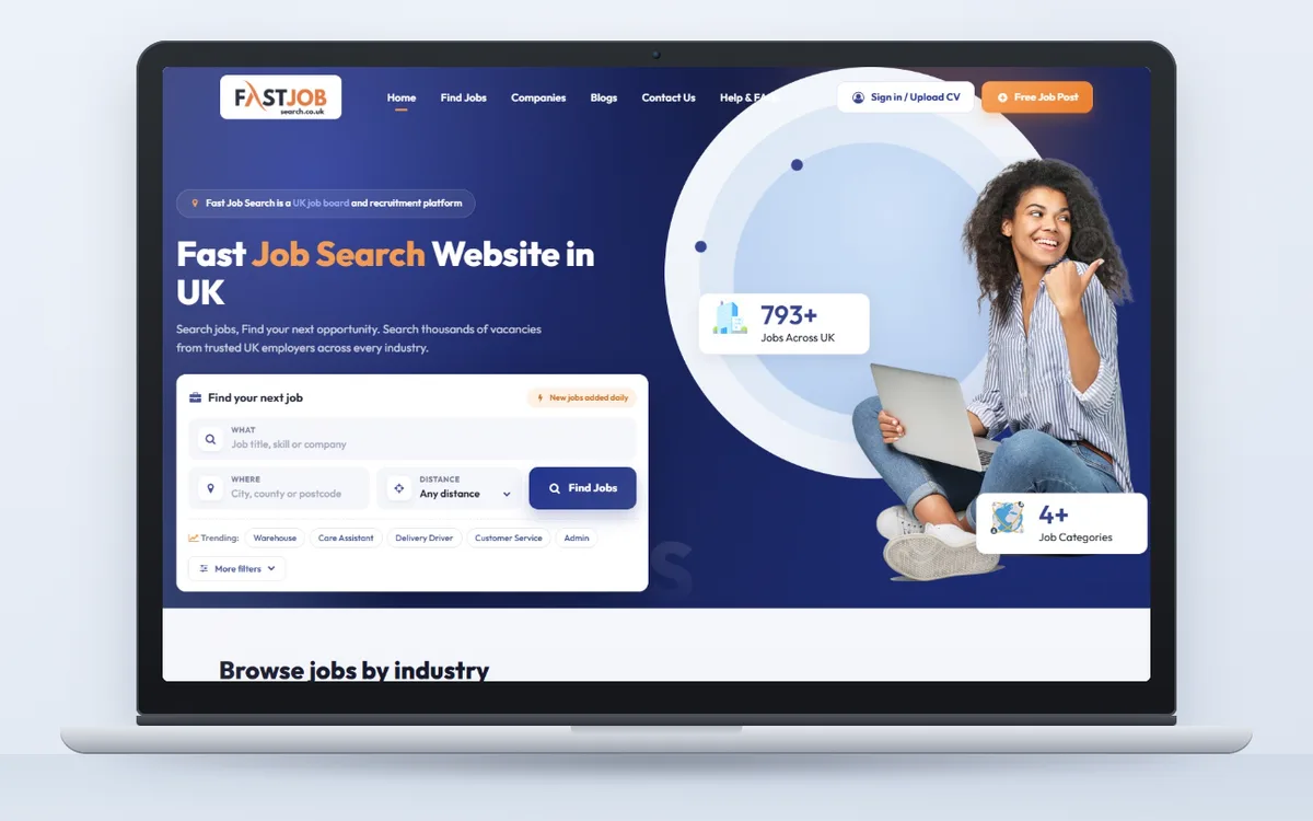 Fast Job Search - Website by Avdhoot Solutions