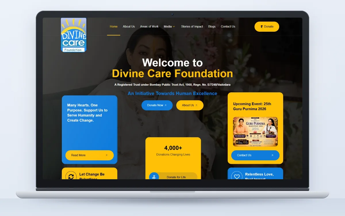 Divine Care & PG - Website by Avdhoot Solutions