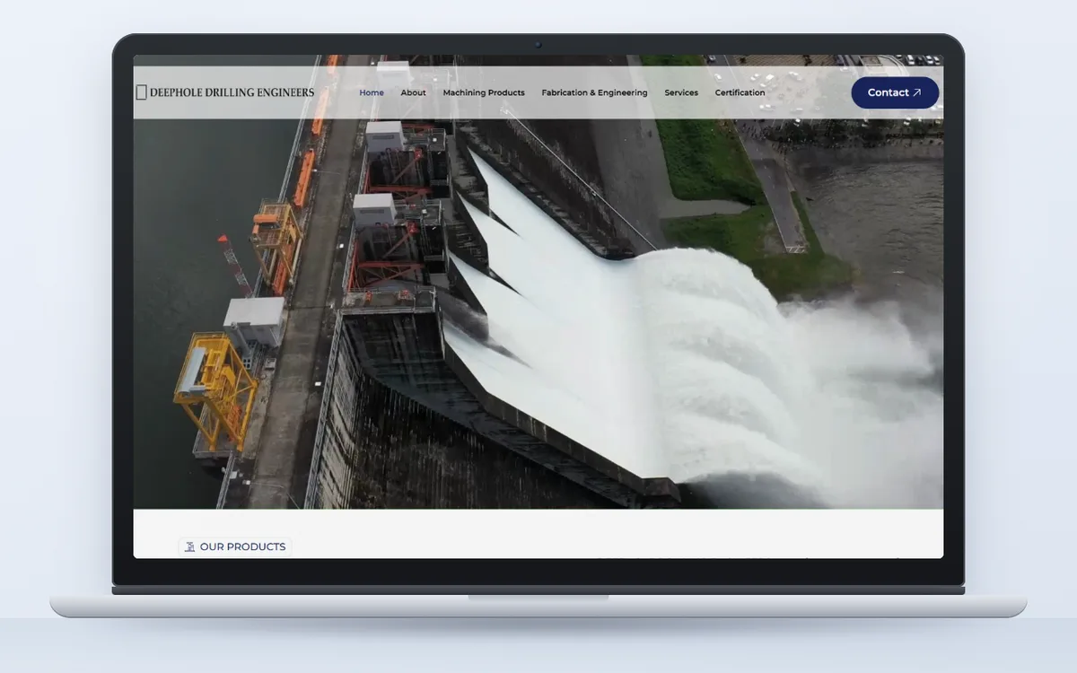 Deephole Drilling - Website by Avdhoot Solutions