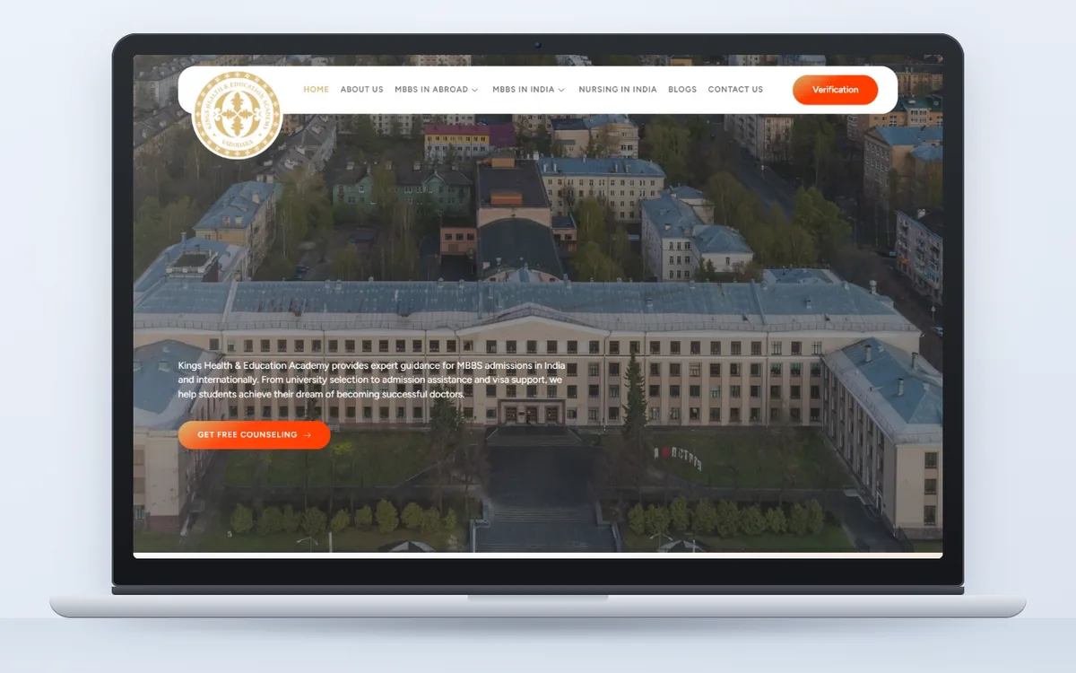 Kings Campus - Website by Avdhoot Solutions
