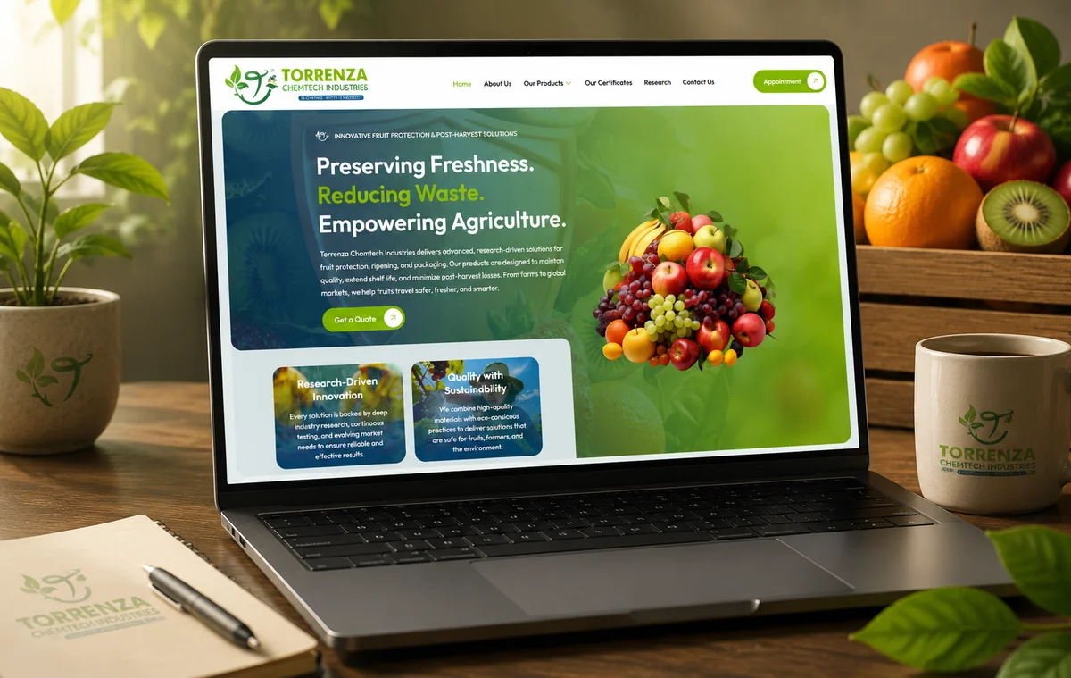 Torrenza Chemtech - Website by Avdhoot Solutions
