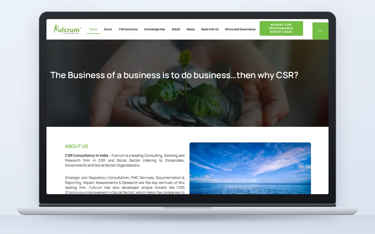 Fulcrum - Website by Avdhoot Solutions