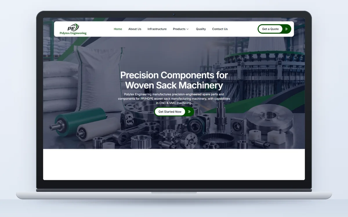 Polytex Engineering - Website by Avdhoot Solutions