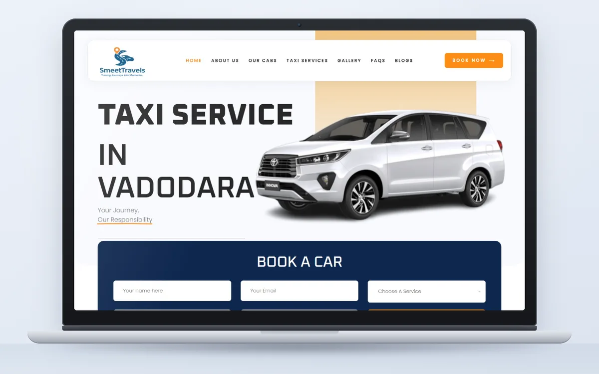 Smit Travels - Website by Avdhoot Solutions