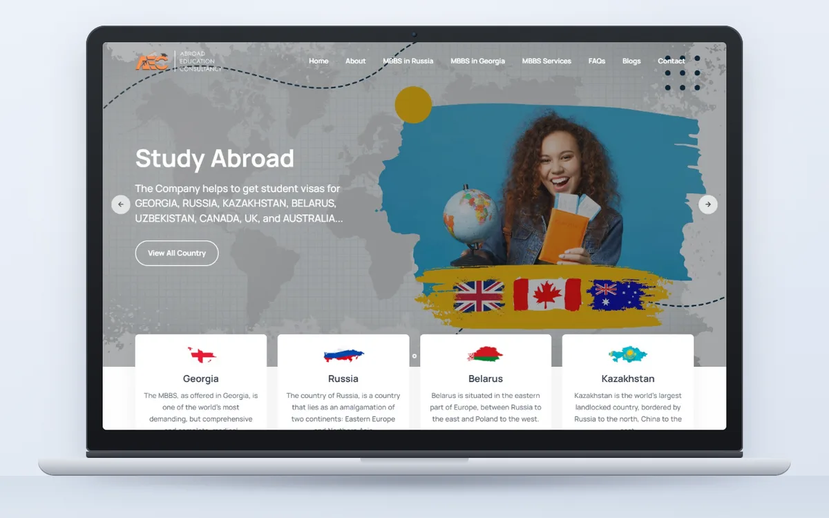 Abroad Education - Website by Avdhoot Solutions