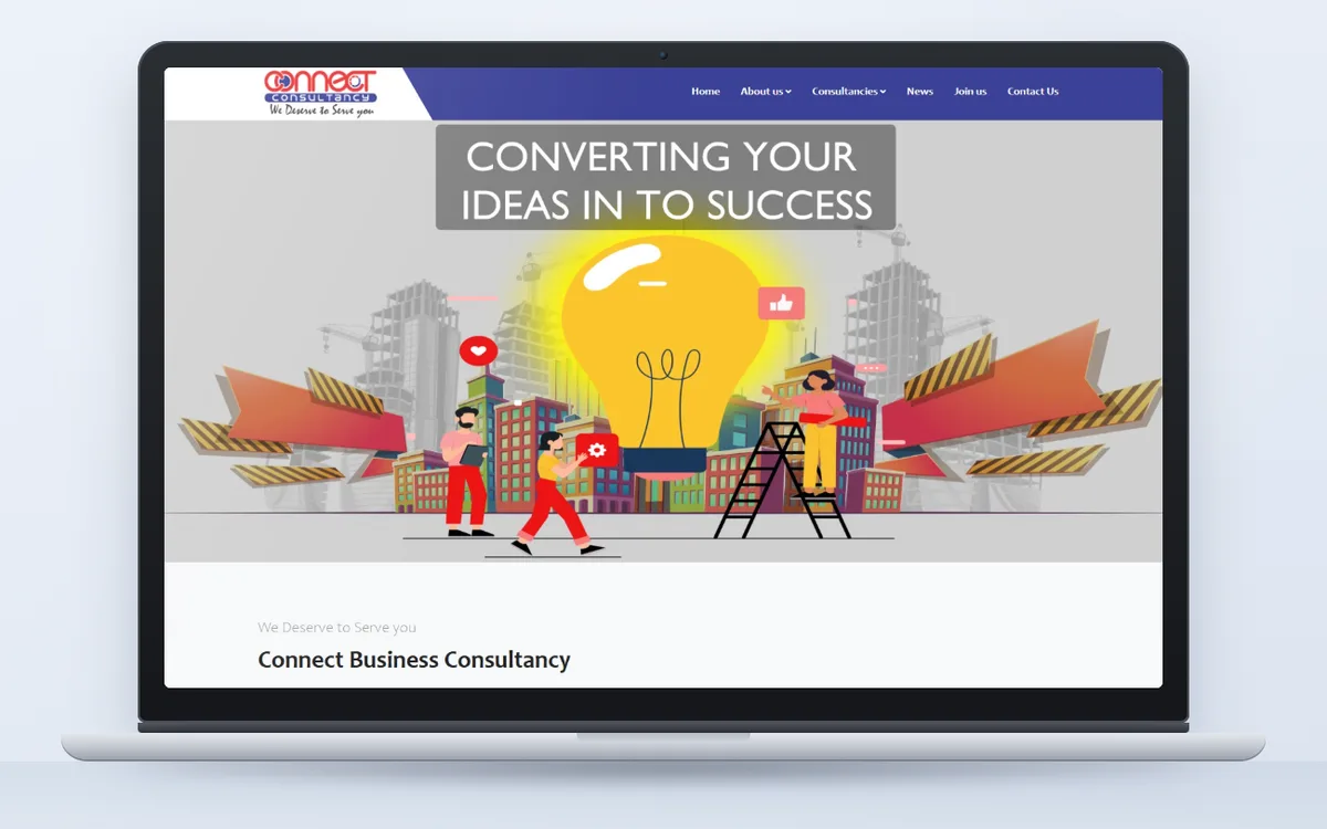 Connect Consultancy - Website by Avdhoot Solutions